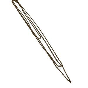 Vintage Goldette NY 3‎ Layer 3 Type Chain Gold Tone Necklace Signed